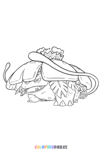 Pokémon Gigantamax Venusaur coloring page