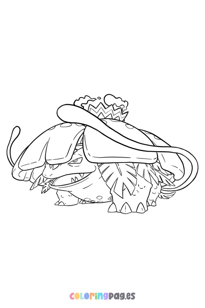 Pokémon Gigantamax Venusaur coloring page