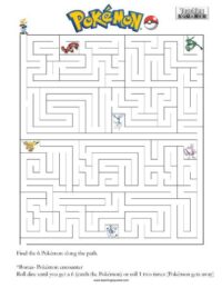 Pokemon Maze - Teaching Squared