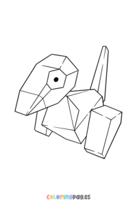 Pokémon Porygon coloring page