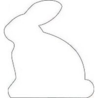 Sticky Shape Notepad - Rabbit (se-953), Size:3" x 3", White