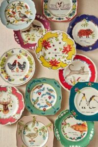 Twelve Days of Christmas Plates