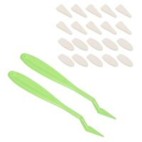 Uxcell Sketch Trimmer Erase Sponge, 2 Pcs Sketch Wipe Scrapers for Drawing, Green