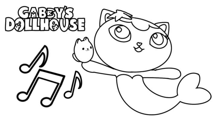 gabby cat coloring book