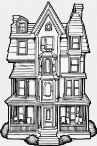 1 Fun Gabby's Dollhouse Coloring Page