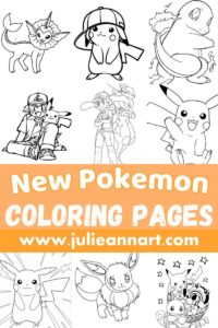 10 New Pokemon Coloring Pages