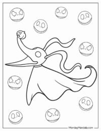 22 Nightmare Before Christmas Coloring Pages (Free PDFs)