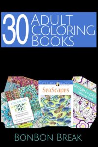 30 Adult Coloring Books - BonBon Break