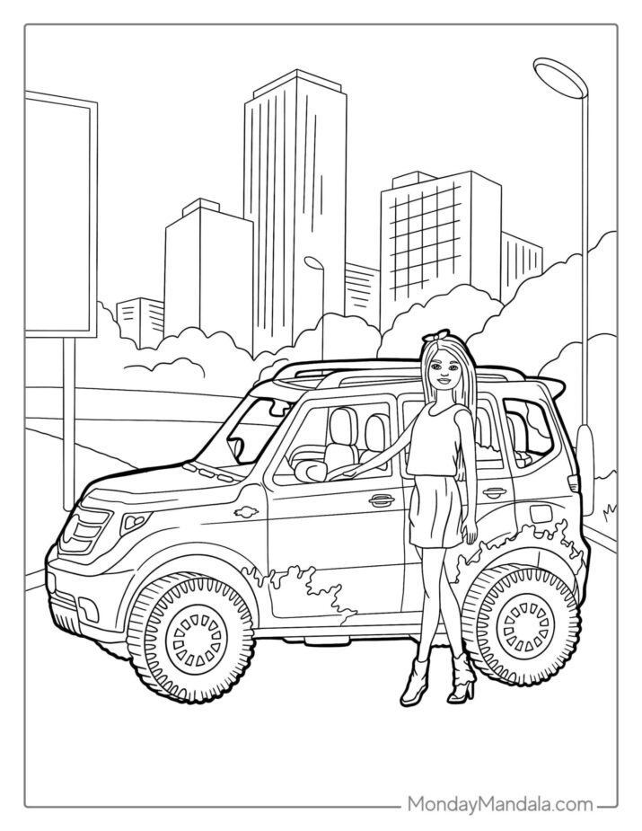 58 Barbie Coloring Pages (Free PDF Printables)