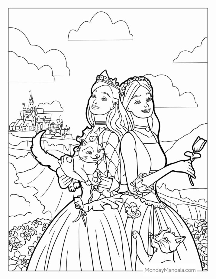 58 Unique Barbie Coloring Pages (Free PDF Printables)