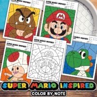 8 Free Super Mario Coloring Pages PDF