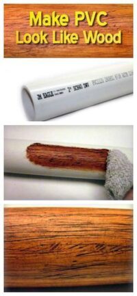 A Genius Idea to Make PVC Look Like Wood