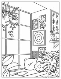 Aesthetic Coloring Pages (Free PDF Printables)