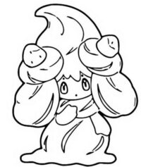 Alcremie para colorir