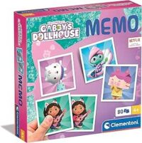 Clementoni - 18300 - Memo Gabby's Dollhouse - Gioco Di Memoria E Associazione, Carte Da Accoppiare, Gioco Educativo Bambini 3 Anni, Gioco Di Carte, Gioco Da Tavolo Bambini, Made In Italy