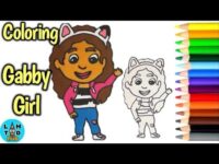 Coloring Gabby Girl | Gabby's Dollhouse