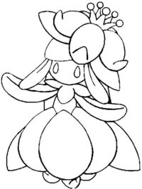 Coloring Pages Pokemon - Lilligant - Drawings Pokemon