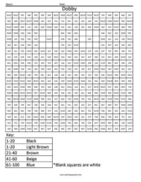 Dobby Multiplication Coloring - Coloring Squared