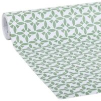 Easyliner Brand Contact Paper Adhesive Shelf Liner, Fern Starburst, 20 in. x 15 ft. Roll, Size:20 Inches x 15 Feet, Green