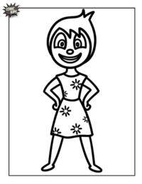 Free Cartoon Coloring Pages and Free Drawing Pages for Kids — Comic Kids