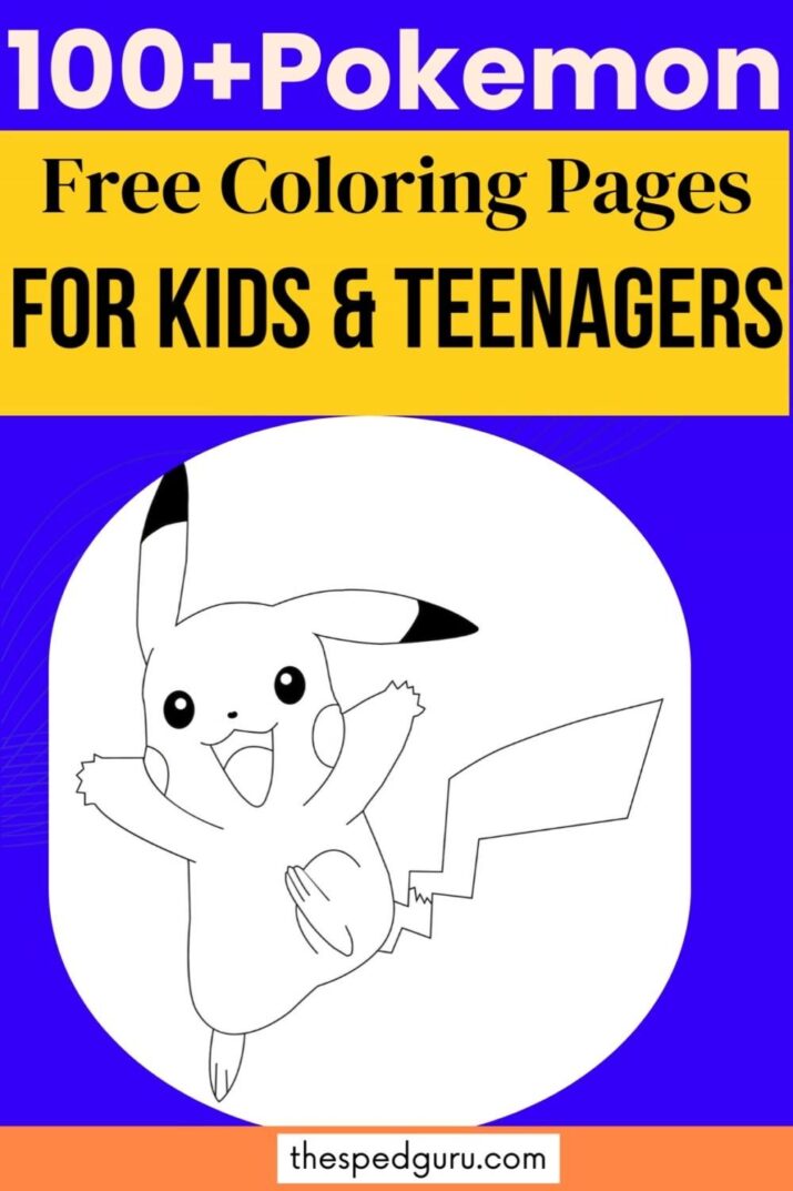 Free Pokémon Coloring Pages for Kids | Printable Fun