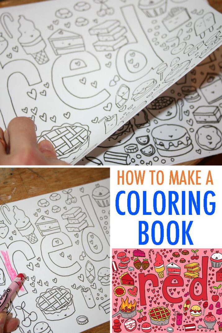 Fun for Kids and Adults: How to Make Coloring Book Pages (CakeSpy)