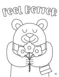 Get Well Soon Coloring Pages - 15 FREE Pages | Printabulls