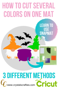 How to cut several colors on one mat | The SnapMat method