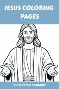 Jesus Coloring Pages ᗎ Coloring book – Coloring Template