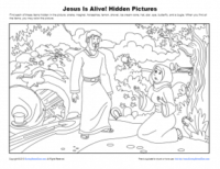 Jesus Is Alive! Hidden Pictures