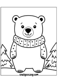 Kids Christmas Coloring Pages: 50 PDF Free Printable Sheets - Crafty Cici Joy