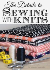 Learn How to Sew with Knits