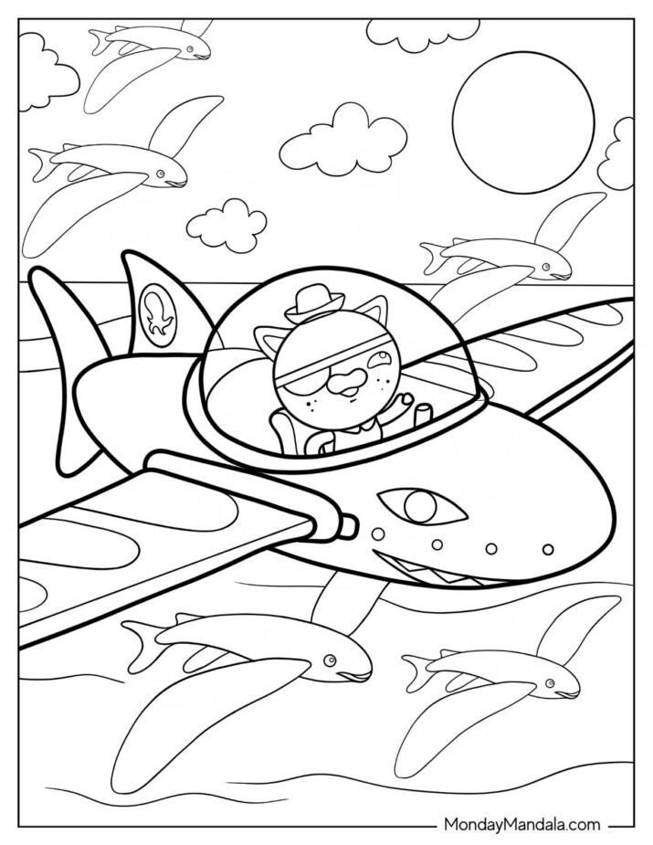 Octonauts Coloring Pages (Free PDF Printables)