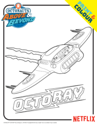 Octoray Coloring Sheet