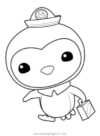 Peso Penguin Octonauts Coloring Page