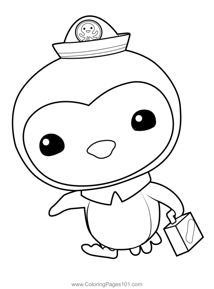 Peso Penguin Octonauts Coloring Page