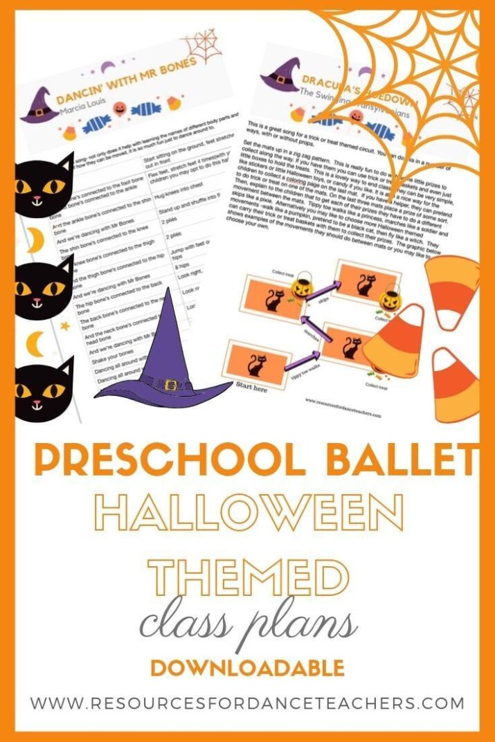 Preschool Dance Class plan Halloween