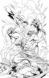 SUPERMAN vs. DOOMSDAY Commission - GRUMMETT/HAZLEWOOD, in Doug Hazlewood's SUPERMAN, SUPERBOY, SUPERGIRL & MISC. Comic Art Gallery Room