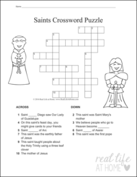 Saints Crossword Puzzles Download