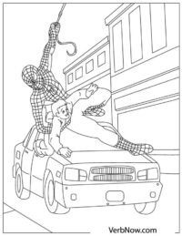 Spider Man Coloring Pages | Dangerous rescue