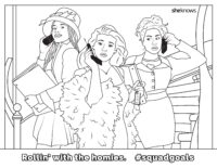 The Ultimate #SquadGoals Coloring Book — Print It, Color It, Live It