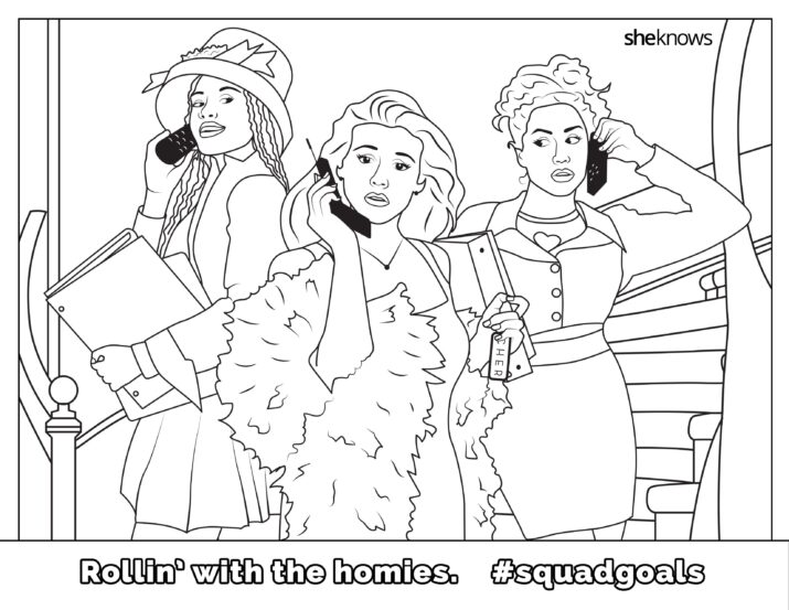 The Ultimate #SquadGoals Coloring Book — Print It, Color It, Live It