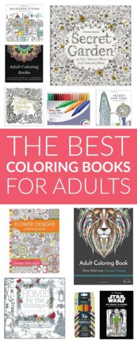 The best adult coloring books