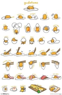 Trends International Gudetama - Grid Wall Poster, 22.375" x 34", Unframed Version