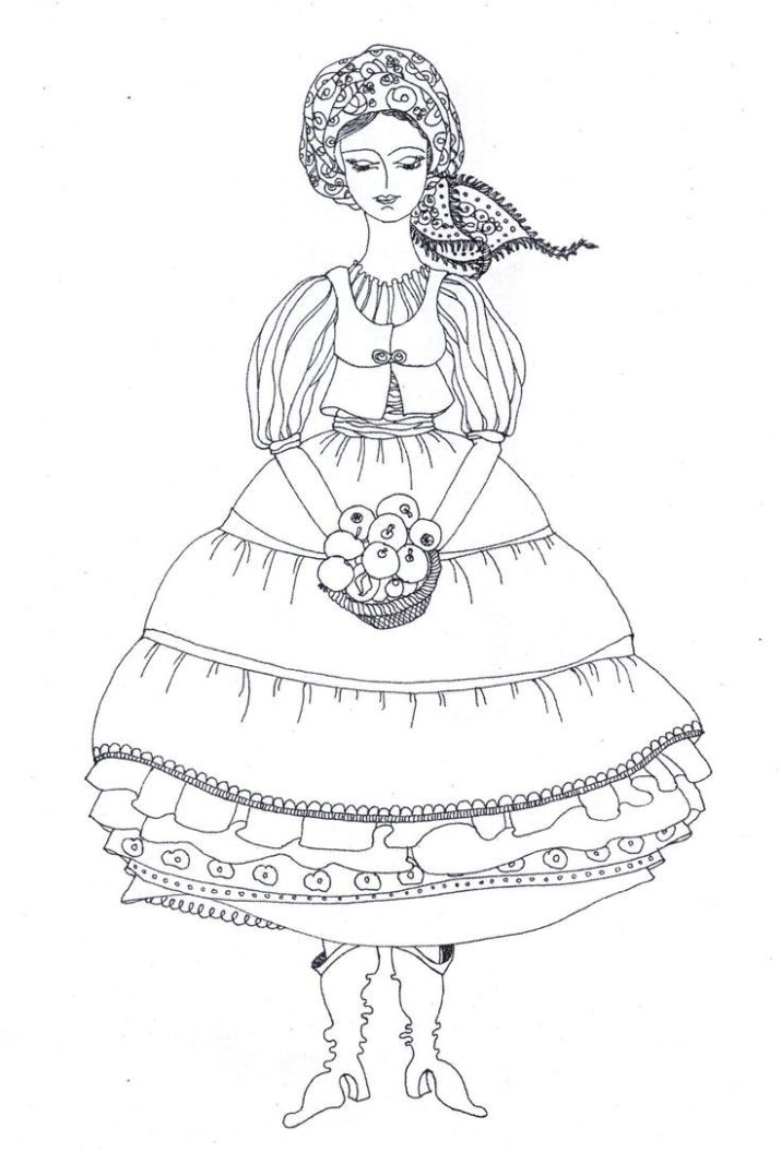 Ukrainian Christmas Coloring Pages