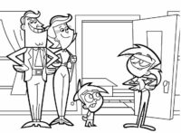 the Fairly Oddparents Coloring Pages